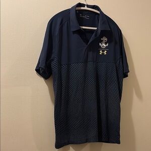Under Armour Men's untied States Navy Polo Shirt - XL - golf - great condition